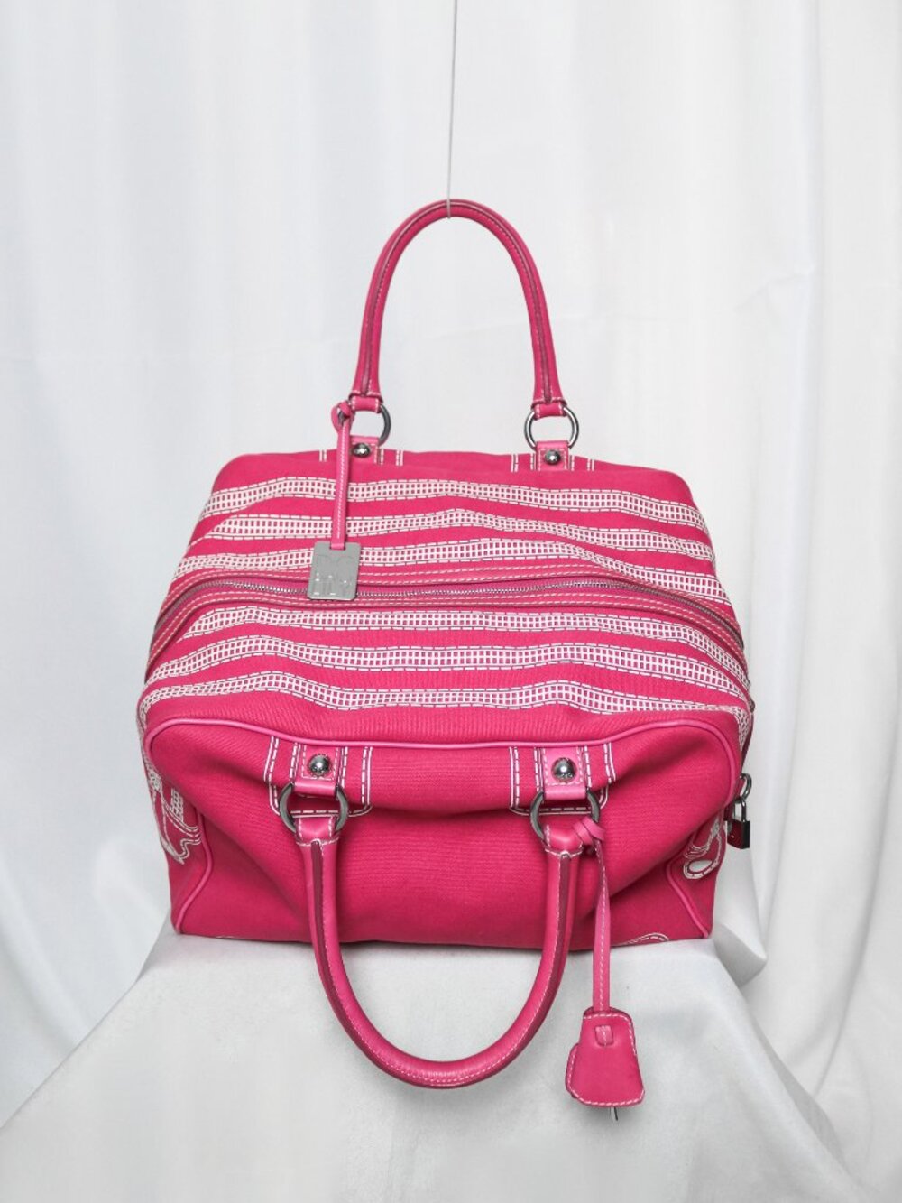 Dolce & Gabbana Lily Ghost Trompe L’Oeil canvas bag